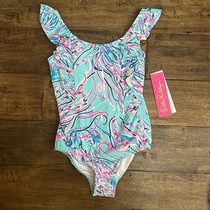 BRAND NEW Lilly Pulitzer Swimsuit Girls Size 7